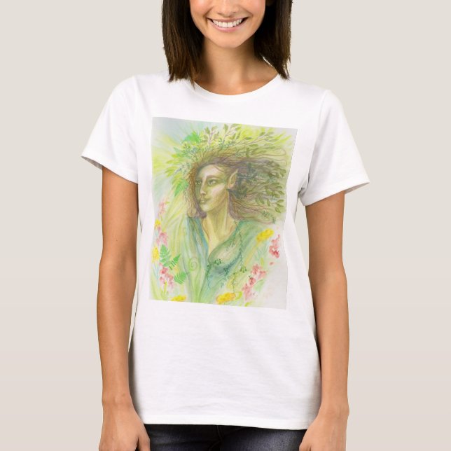 T-shirt Déesse du printemps (Devant)