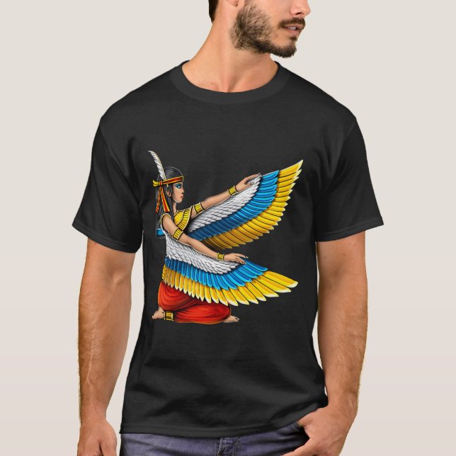 T-shirt Déesse égyptienne Maat (Devant)