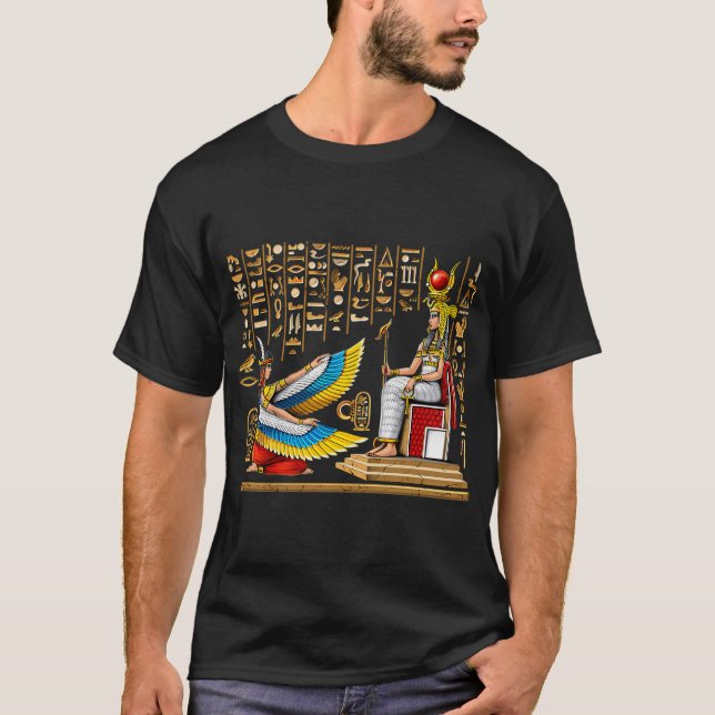T-shirt Déesse égyptienne Maat Isis (Devant)