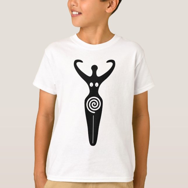 T-shirt Déesse en spirale (Devant)