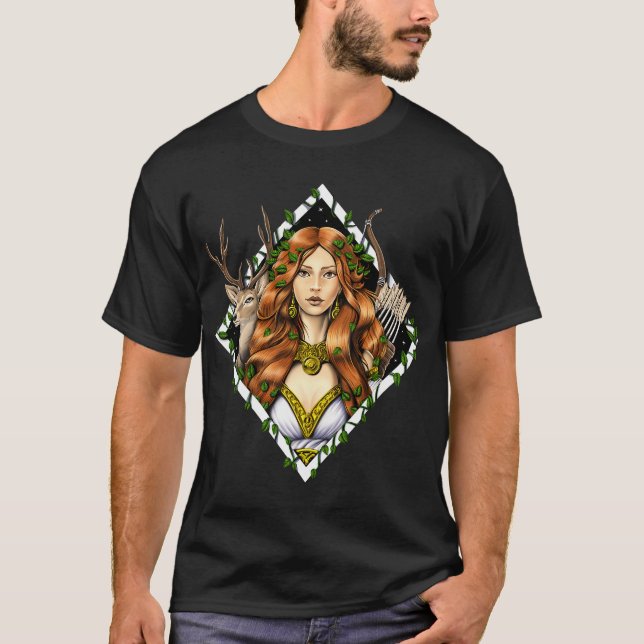 T-shirt Déesse grecque Artémis (Devant)