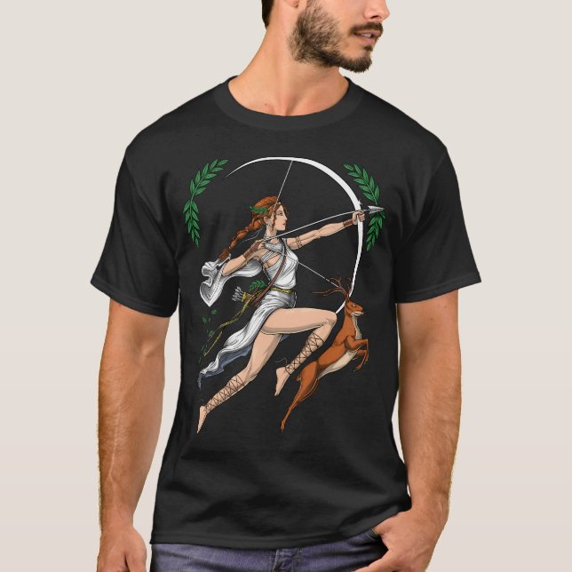 T-shirt Déesse grecque Artémis (Devant)