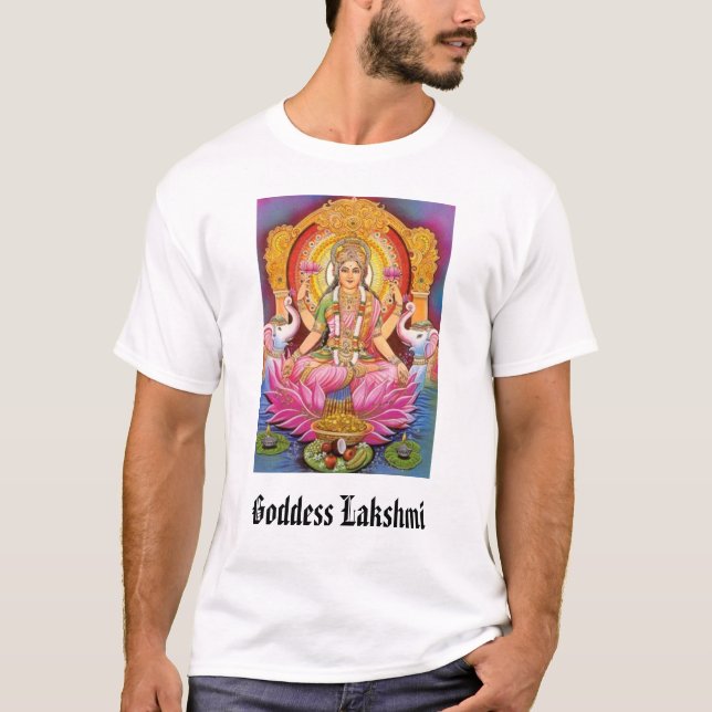 T-shirt Déesse Lakshmi, déesse Lakshmi (Devant)