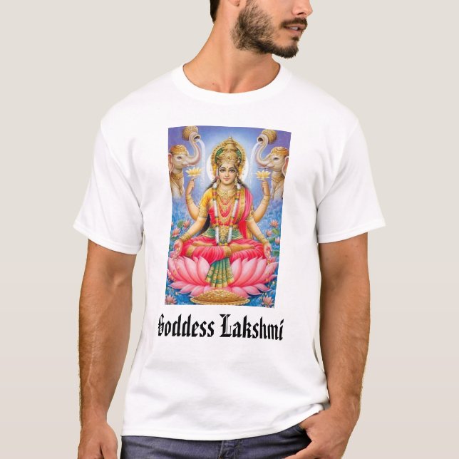 T-shirt Déesse Lakshmi, déesse Lakshmi (Devant)