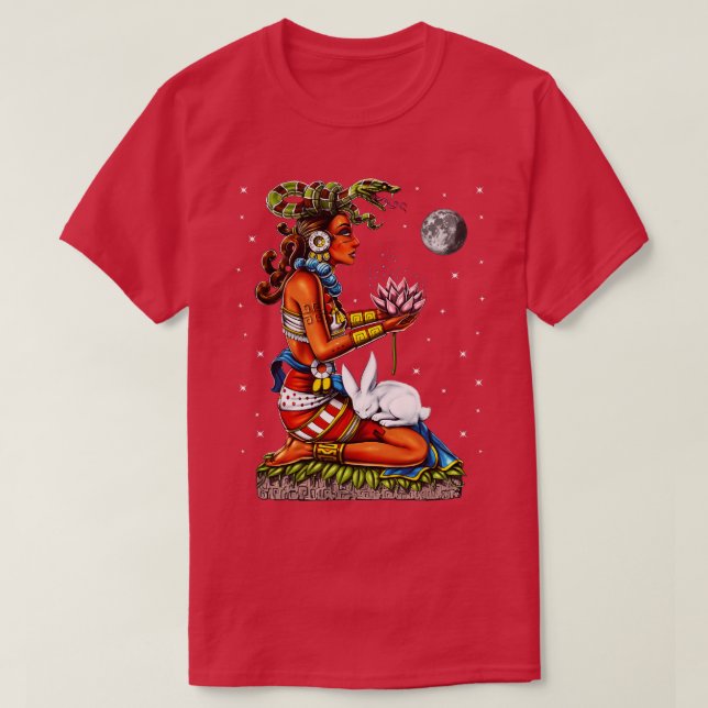 T-shirt Déesse Maya Ixchel (Design devant)