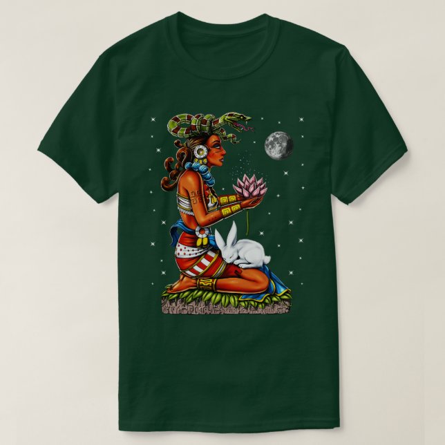 T-shirt Déesse Maya Ixchel (Design devant)
