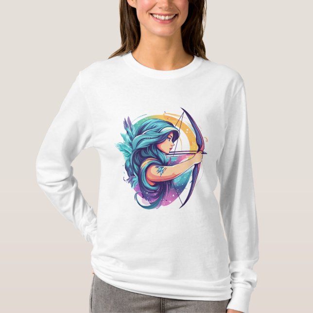 T-shirt Déesse Sagittarius Archer (Devant)