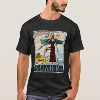 T-shirt Déesses Assyrie ancienne drapeaux Sumériens Scient