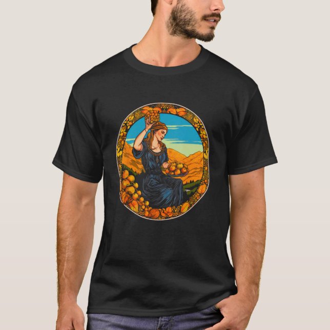 T-shirt Déètre déesse grecque de la récolte (Devant)