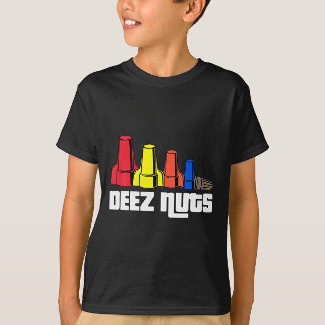 T-shirt Deez Nuts Électricien Pour Hommes Cadeaux Femmes (Devant)