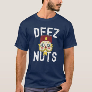 T-shirt Deez Nuts Nutcracker Funny Mauvais Pyjama de Noël