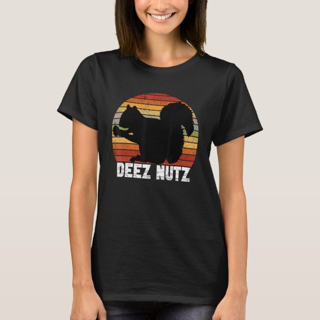 T-shirt Deez Nutz Casse-noix Écureuil Gopher Chipmunk Dees (Devant)