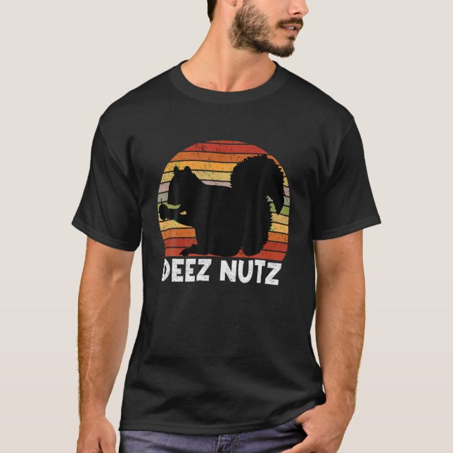 T-shirt Deez Nutz Christmas Gopher Drôle Dire Dees Nutz (Devant)