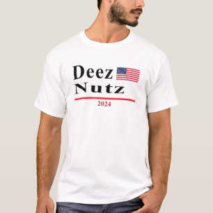T-shirt Deez Nutz Funny Election Présidentielle 2024 Parod