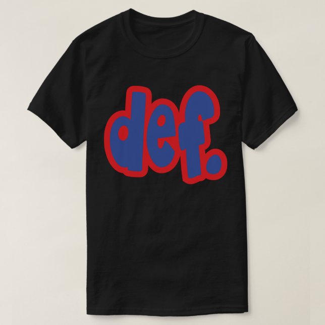 T-shirt déf. (Design devant)