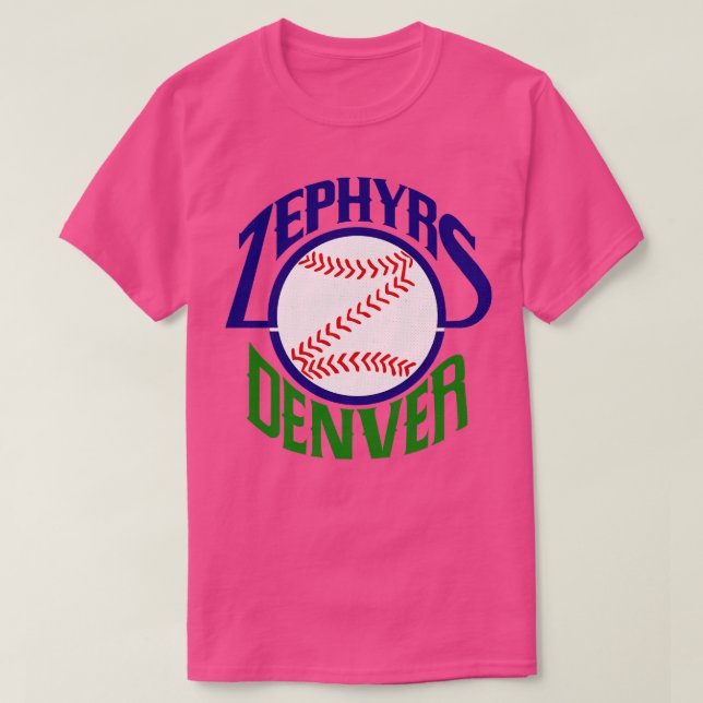 T-shirt Défaite de Denver Zephyrs Ligue mineure de basebal (Design devant)