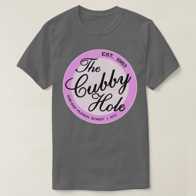 T-shirt Défaite Le Cubby Hole 80s Lesbian Nightclub NYC 1 (Design devant)