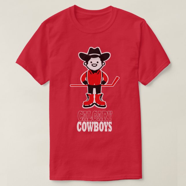 T-shirt Défaut Calgary Cowboys Hockey (Design devant)