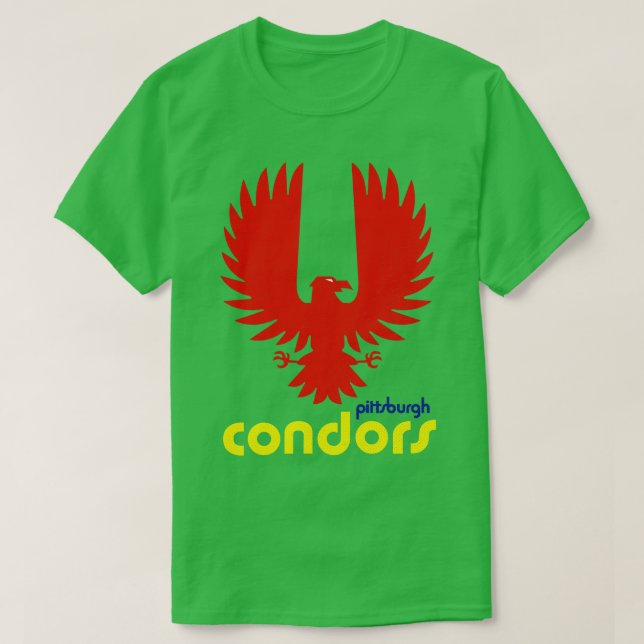 T-shirt Défaut de Pittsburgh Condors ABA Basketball (Design devant)