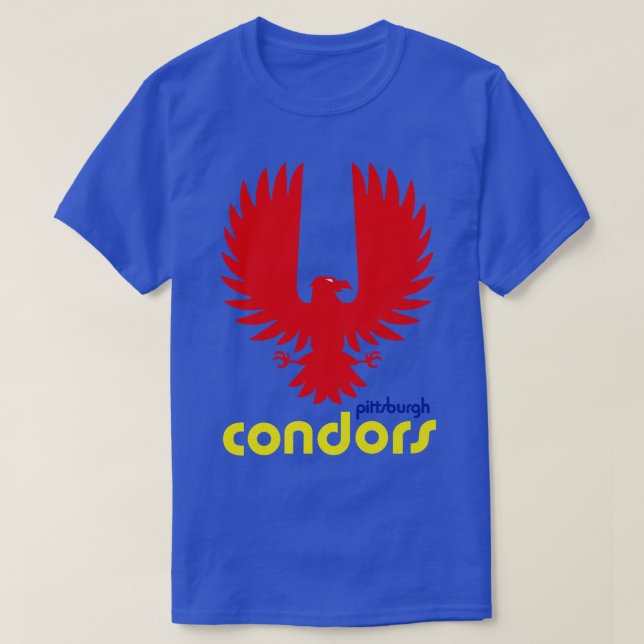 T-shirt Défaut de Pittsburgh Condors ABA Basketball (Design devant)
