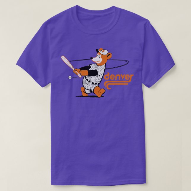 T-shirt Défaut Denver Bears Ligue mineure de baseball 1982 (Design devant)