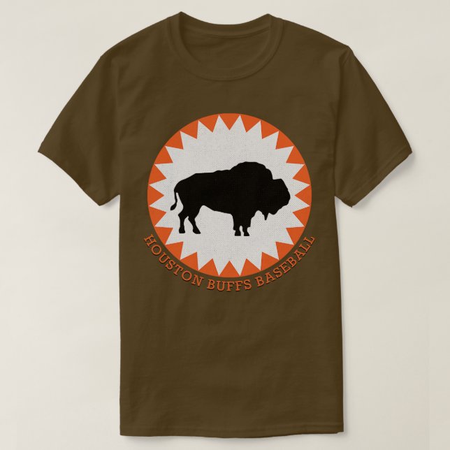 T-shirt Défaut Houston Buffs Buffalos Mineure Ligue Baseba (Design devant)
