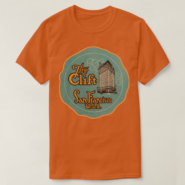 T-shirt Défaut Le Clift Hotel San Francisco California L (Design devant)