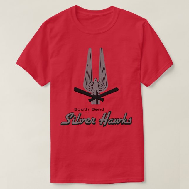 T-shirt Défaut South Bend Silver Hawks Mineure Ligue Baseb (Design devant)