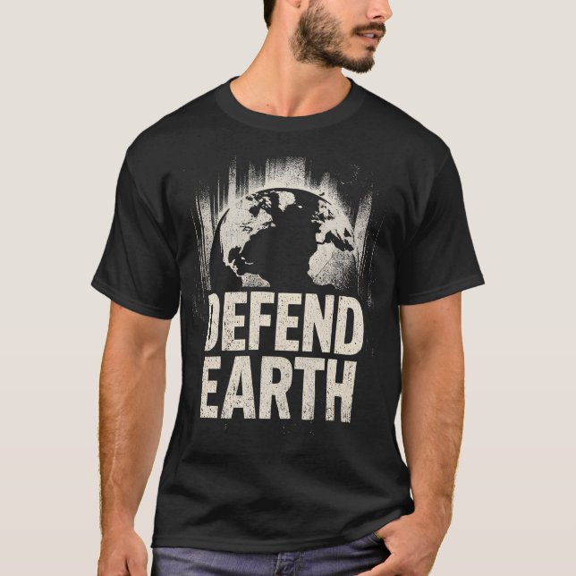 T-shirt Defend Earth (Devant)
