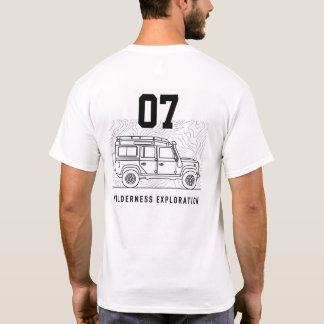 T-shirt Defender Overland Minimaliste No 07 Blockcore