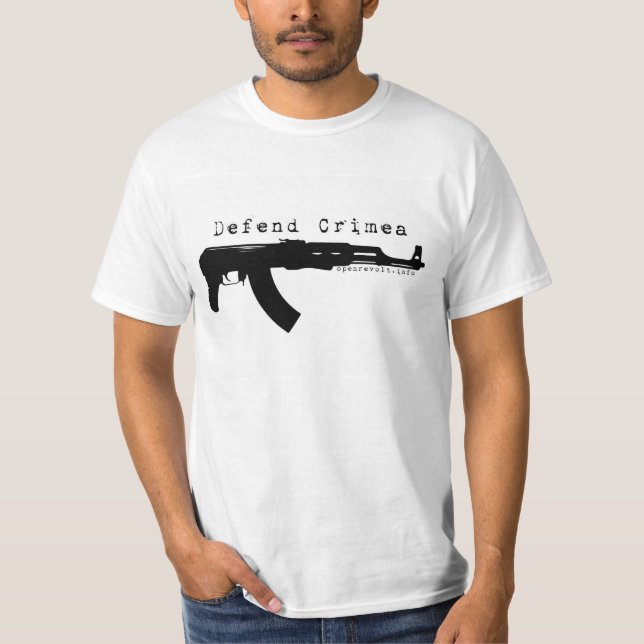 T-shirt Défendez la Crimée (Devant)
