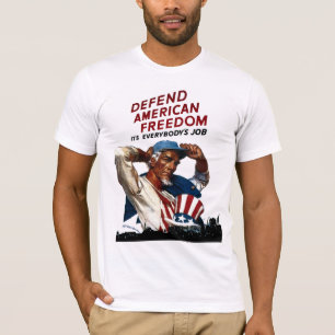 T-shirt Défendez la liberté américaine