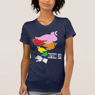 T-shirt DÉFENDEZ LA VIE, après la pluie… (OBSCURITÉ)