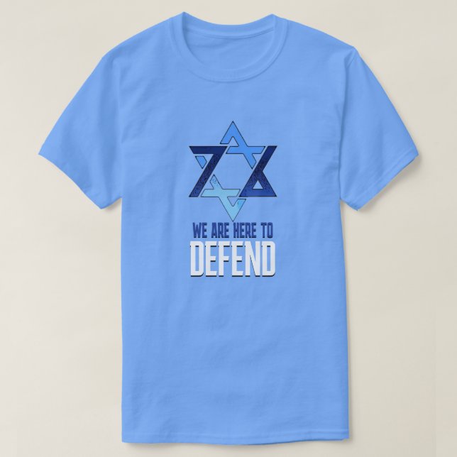 T-SHIRT DÉFENDRE ISRAËL (Design devant)