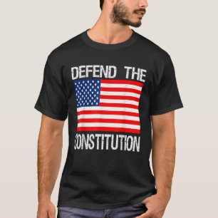 T-shirt Défendre la Constitution Tee de la contestation po