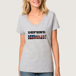 T-SHIRT DÉFENDRE LA DÉMOCRATIE