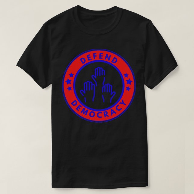 T-shirt Défendre la démocratie 10 (Design devant)