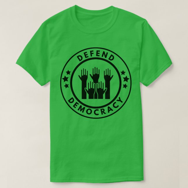 T-shirt Défendre la démocratie 2 (Design devant)