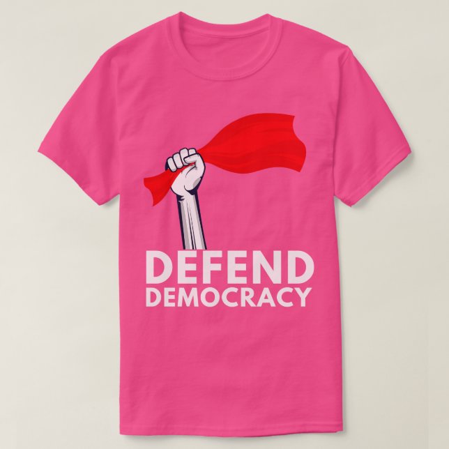 T-shirt Défendre la démocratie 5 (Design devant)