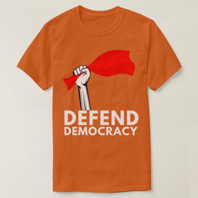 T-shirt Défendre la démocratie 5 (Design devant)