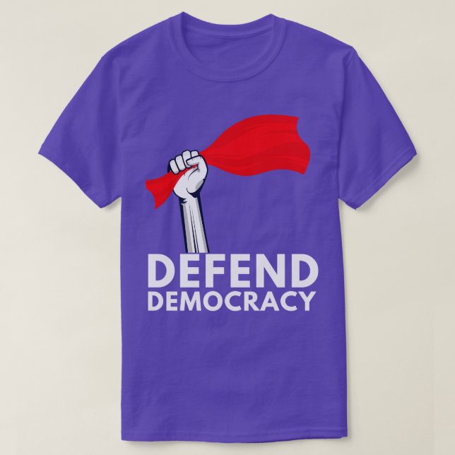 T-shirt Défendre la démocratie 5 (Design devant)