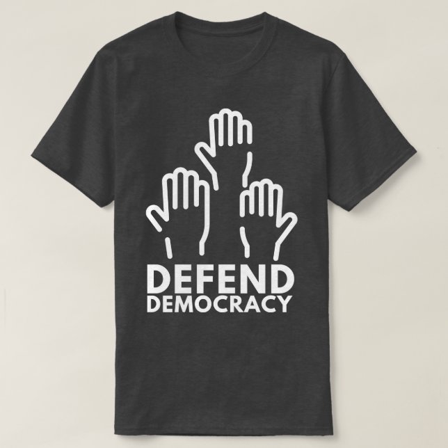T-shirt Défendre la démocratie 7 (Design devant)