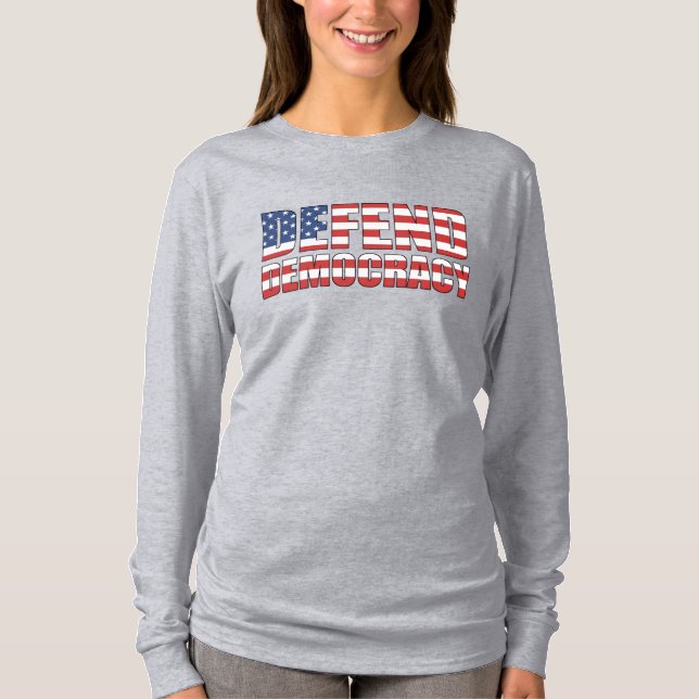 T-shirt Défendre la démocratie Pro-Démocratie Droits de vo (Devant)