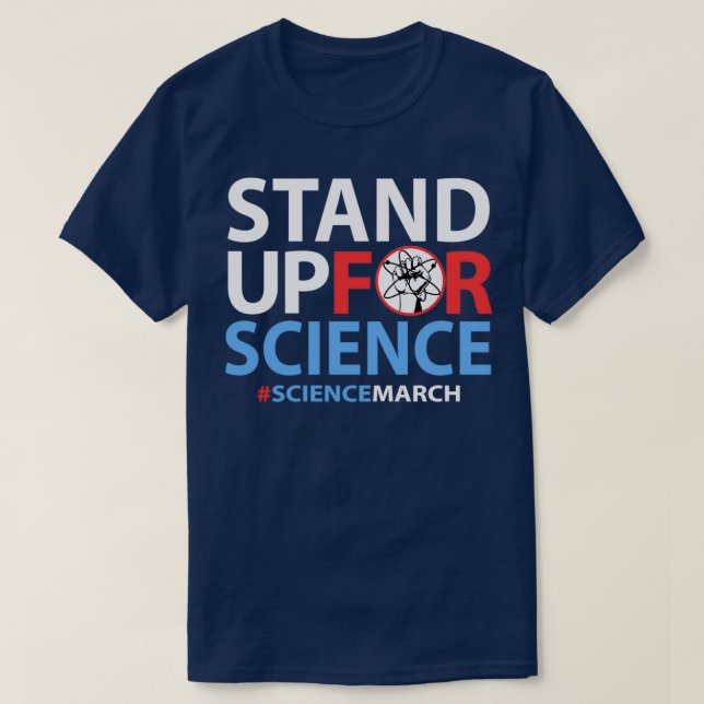 T-shirt Défendre La Science Et Non Le Silence (Design devant)