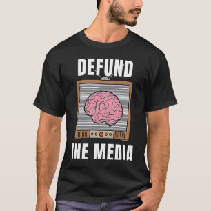 T-shirt Défendre Les Médias Faux Actualités Médias Brainwa