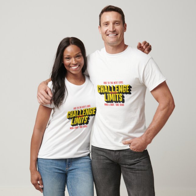 T-shirt Défendre vos limites Prochain niveau Inspirationne (Unisexe)