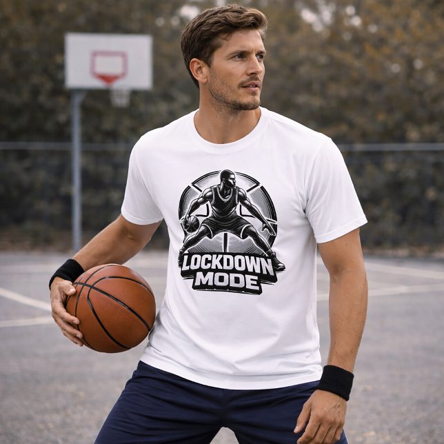 T-Shirt Défense de Basketball en Mode Confinement (Créateur téléchargé)