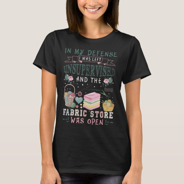 T-shirt Défense de la fermeture sans surveillance Quilot (Devant)