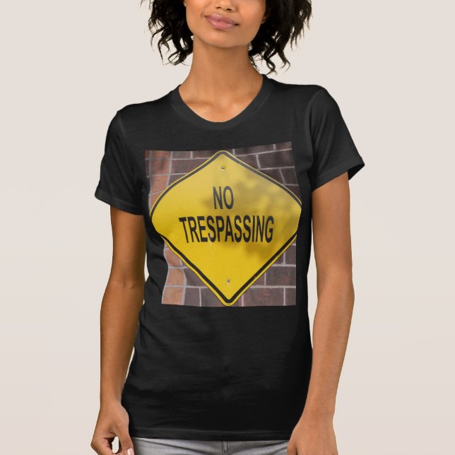 T-shirt Défense d'entrer (Devant)