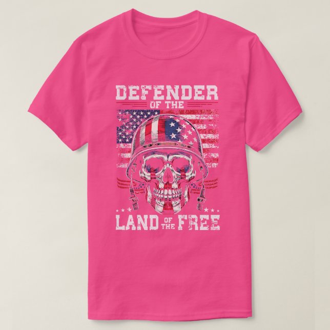 T-shirt Défenseur du pays des Libres (Design devant)